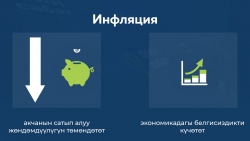 Инфляция менен өлкөнүн экономикалык өсүшүндө кандай байланыш бар?