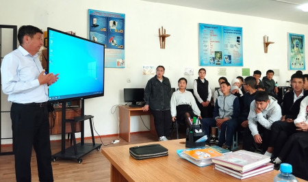 Талас областында көчмө лекция