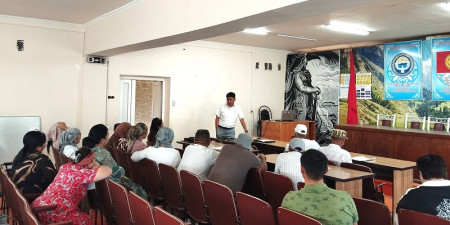 Выездная лекция для жителей с. Ак-Добо Таласской области