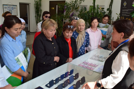 Нарын областтык китепканасынын кызматкерлери үчүн финансылык сабаттуулук боюнча лекция