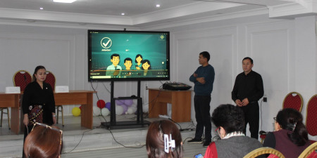 Ош мамлекеттик университетинин студенттерине көчмө лекция